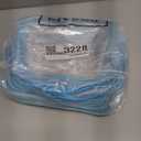 TISRATOK 12 PCS Clear Makeup Bag for Women with Zipper, TSA Approved Toiletry Pouch, Cosmetic Bag Bulk for Travel Organizer Essentials - Blue,Small