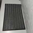 ubdyo Extra Durable Door Mat - Dirt Trapping Outdoor Welcome Mats - Non-Slip Outdoor Indoor Entrance - Low Profile Front Doormat (32" x 20", Bright Grey)