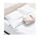 Mayfair Linen 800-Thread-Count 100% Pure Cotton Sheets - Hotel Style Egyptian Feel White King Size Bed Sheets, Long Staple Cotton, Sateen Weave for Soft Feel, Fits Mattress Upto 18'' DEEP Pocket