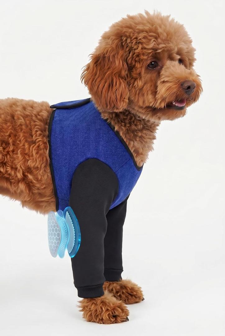 Dog Front Leg Sleeve to Stop Licking, Dog Elbow Protector for Surgery, Hot spot, Wound, Stitche, Granuloma, Skin Issues, Soft Breathable Cover for Large Medium Small Dogs, XS