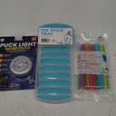 Set Of 3: Jacent Plastic Reusable Kids Straws Plus Cleaning Brush, 6 Inch: 24 Straws, Super Bright Puck Light - High Power LED - NWT, mm Ice Stick Tray