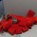 3 Pack 24'' x 14'' Prelit Red Christmas Bows with 20 LED Lights & Remote Timer, 8 Modes Battery Operated Large Velvet Outdoor Christmas Bows for Wreaths, Garlands, Tree Topper, Fireplace Decor