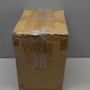 Silver Bathroom Trash Can, Stylish 1.32 Gallon/5 Liter Waste Basket for Living Decor, Bathroom, Office,Party,Room,Kitchen