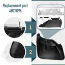 AUC11996 Discharge Chute Kit for Jo-hn Deere 42" 48" Lawn Tractors D100, D105, D110, D120, E100, E110, E120, E140, E150 E160, E170, LA155 - Replace GY22100 GY20443 GY21901