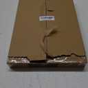 Americanflat 8x12 Metal Picture Frame with Tempered Glass - Use as 6x8 Frame with Mat or Display 8x12 Photo Without Mat - Brooklyn Collection - Picture Frames for Tabletop or Wall - Black