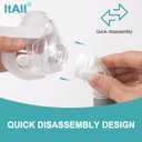 Replacement Swivel Elbow Connector for Airfit F20 F30, H/SA FSA Eligible CPAP Supplies, One pack, It All Supplies