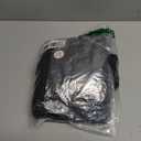 Yousify Mens Quarter Zip Pullover Mock Neck Long Sleeve Sweatshirts Casual Cotton Lightweight Golf Shirts Black, L