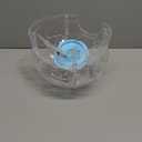 Hamster Ball 7.9 Inch - Large Running Ball for Small Pets, Unique Football Design with Secure Metal Screws (7.9in)