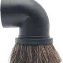 Round Dusting Brush Tool Attachment for Shop Vacs 2 1/2 Inch Wet/Dry Vacuum Hose: Perfect for Cleaning Furniture, Blinds, Car Interiors 2.5'' Replacement Shop Vacuum Accessories
