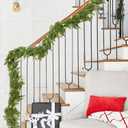 6FT Pine Garland Christmas Greenery Clearance, Realistic Cedar Cypress Garland for Home Mantel Fireplace Table Centerpiece Decoration