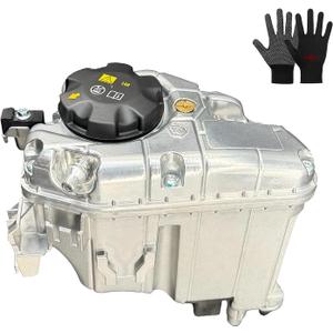 Aluminum Coolant Expansion Tank Reservoir Compatible with BMW G30 G12 530i 540i 740i xDrive 2016-2020 | Direct Replacement for OEM #17138610656, 17138742975, 17139487210 | Coolant Overflow Bottle