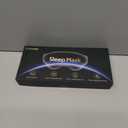 3D Eye Mask Sleep Mask for Men & Women, 100% Pressure-Free & Light Block-Out Eye Mask for Sleep with Easy Adjustable Strap, Night Eye Cover for Travel, Black