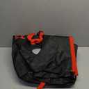 OSAH DRYPAK Waterproof Duffel Bag - Motorcycle Dry Bag Tail Bag with Large Storage Space, Waterproof Luggage Duffle Bags with Outer Mesh Zipper Pocket for Camping, Kayaking, Fishing & Traveling (60L, Black Red)