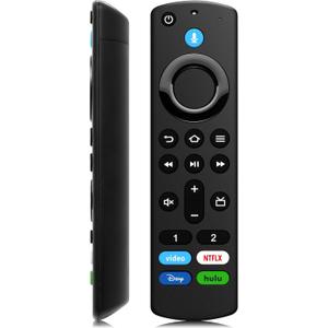 Replacement Voice Remote Control Fit for Fire Smart TVs Stick, TV Cube, TV Lite, Stick 4K/4K Max (1st / 2nd Gen), and Fit for All Insignia, Toshiba, Pioneer Smart TV