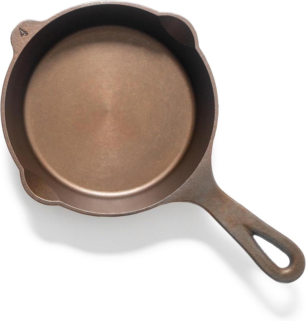 Lancaster Cast Iron No. 4 Skillet - 7" skillet for eggs, desserts, sides, and more - Made in the USA