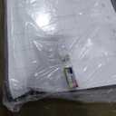 WALGLASS Dry Erase Calendar Whiteboard, 48" x 36" Monthly Large Dry Erase Calendar for Wall, Double-Sided Hanging White Board with Black Aluminum Frame for Home, School, Office, Kitchen