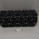 Vibrating Foam Roller, High Density Massage Muscle Roller Back Roller Foam for Back Pain Relief & Muscle Recovery and Physical Therapy, 5-Speed Rechargeable Exercise Roller, 2 Modes (Black)