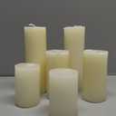 Unscented Candles 6 Pcs