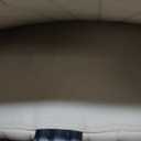 DUMOS Criss Cross Chair No Wheels Wide Cross Legged Office Desk Vanity Chair Comfy Fabric Armless Adjustable Swivel for Home Computer Task (Beige)