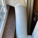 Portable Air Conditioner Hose, Length up to 60", Anti-Clockwise Thread, AC Hose with 5.9" Diameter, Exhaust Hose for Portable Air Conditioner (White)