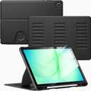 Case for Samsung Galaxy Tab A11+ Plus 11 inch 2026 Model (SM-X230/X236),Multiple Angles Stand Cover,Soft Back,Pencil Holder,and Auto Sleep/Wake,Black