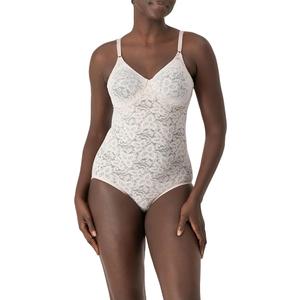 Bali womens Lace Shapewear, Faja Body Shaper, Lace 'N Smooth Firm-control Shapewear for Women, Built-in Bra, 38D