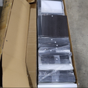 Bellemave Full Size Metal Loft Bed with L Shaped Desk and Wardrobe, Heavy Duty Loft Bed Frame with Storage Stairs, LED Loft Bed Frame with Charging Station & Safety Guard, Space Saving Loft Bed, Black