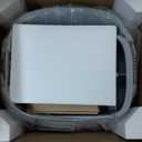 Open-Top Self Cleaning Litter Box, Automatic Litter Box with Dual Safety Sensors, Anti-Pinch Protection, Large Capacity, APP Control, White-Grey