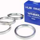 WHEEL CONNECT Hub Centric Rings,110 to 106, Set of 4, Aluminium Alloy Hubrings, O.D:110mm I.D 106mm. A