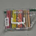 WUO 36 Colors Acrylic Paint Markers, Automatic Ink Control Brush Tip Pens, Water-Based No-Bleed Markers for Rock, Canvas, Wood, Glass, Ceramic, and DIY Art Supplies
