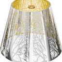 Small with , ALUCSET Lampshades for Table Lamp and Floor Light, 6" x 10" X 7.5" Inch, Spider