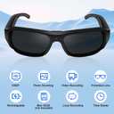 Camera Sunglasses Sports Action Glasses Camera 1080P Video Camera Glasses UV Protection Polarized Lens Support Photos/Videos Recording mit 16GB Micro SD Card and Card Reader for Outdoor Activities