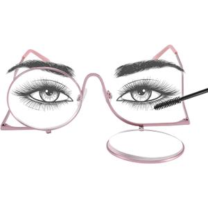 JOOX Makeup Reading Glasses for Women Large Magnifying Cosmetic Readers Make Up Eyeglasses (Pink)