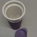 Ello Ogden 16oz Ceramic Travel Mug with Splash-Resistant Slider Lid and Protective Silicone Sleeve, Perfect for Coffee or Tea, BPA-Free, Dishwasher Safe (Deep Purple)