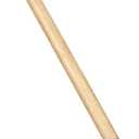 Rubbermaid Commercial Products Lacquered-Wood Broom Handle With Threaded Metal Tip, 60", Natural for Floor Cleaning/Sweeping in Home/Office, Pack of 12