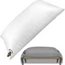 87 39 Inch Patio Furniture Cover Airbag, Rectangle Inflatable Patio Table Cover Air Pillow Winterizing Kit, Outdoor Furniture Covers Waterproof Prevents Leaves, Water and Snow Pooling