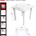 Bene Casa - Indoor & Outdoor Domino and Game Table Includes Domino and Scrabble Tile Racks and Cup Holders - Table Legs are Removable for Easy Storage - Mesa de Juego