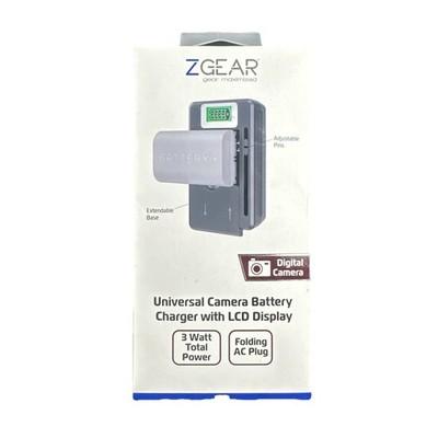 ZGEAR - Universal Camera Battery Charger W/LCD Charge Display