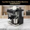 Silicone Top Mat & Tamper Base & Tamping Mat Compatible with Ninja Luxe Cafe Espresso Machine ES601/ES701, Non-Slip Accessories