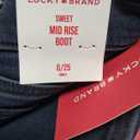 Lucky Brand Women's Mid Rise Sweet Bootcut Jean, Dark Matter Wash, 25W x 30L