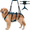 Dog Lift Harness for Large Dogs, 2-in-1 Detachable Full Body Support Acl Dog Sling Carrier with 4 Handles, Hind Assist Back Leg for Senior, Disabled, Arthritic & Post-Surgery Canines(X-Large)