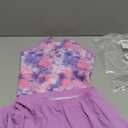 Girl Tankini Tie Dye Swimsuit Two Piece Bathing Suit Hawaii Swimwear Quick Dry Size 11 12