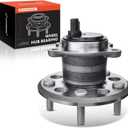 A-Premium Rear Left Wheel Bearing and Hub Assembly with ABS & 5-Lug Compatible with Toyota Camry 2012-2017, Avalon 2013-2018 & Lexus ES350 2016-2019