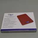 Ozeri Touch Professional Digital Kitchen Scale (12 lbs Edition) in Tempered Glass (Burnt Ochre)