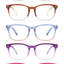 CCVOO Reading Glasses for Women/Men, Eyeglasses, Blue Light Readers for Women/Men, Computer Eye Glasses, Cheaters. +2.0x Blue Light Filter