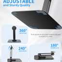 Adjustable Portable Magnetic Monitor/iPhone/Tablet Stand Magnetic Quick-Release - Foldable 10.1 10.5 11 11.6 12 12.5 15.6 17 17.3 18 18.5 inch Portable Monitor iPad Air mini Pro Samsung POS, Kindle
