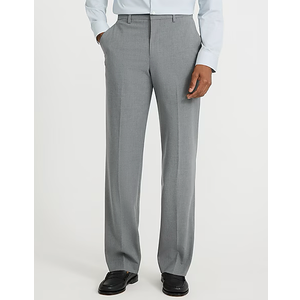 EXPRESS Men's Slim Washable Modern Tech Suit Pant - Grey, Size 52R