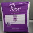 Poise Incontinence & Postpartum Pads for Bladder Leaks, 7 Drop Ultra Absorbency, Long Length, 39 Count