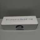 Bluewave Bedding Hyper Slim Max Cool CarbonBlue Gel Memory Foam Pillow for Stomach and Back Sleepers - Thin, Flat Design with Advanced Cooling (2.25-Inch Height, Standard Size)