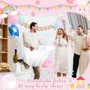 8 Pcs Baby Shower Games Bridal Shower Games Funny Activities Balls Included Funniest Baby Shower Game for Boy or Girl How Many Plushies Can You Catch in Your Diaper(White)